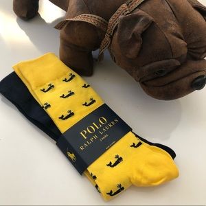 yellow polo socks